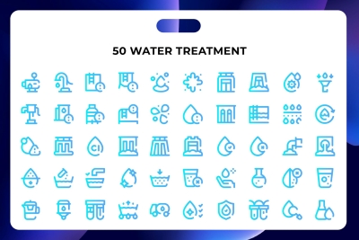 Water Treatment Icons