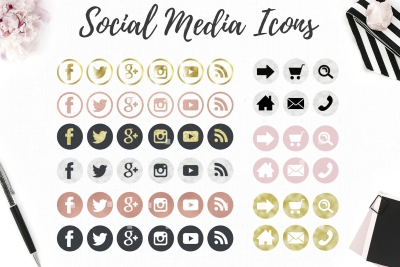 Web and social icons