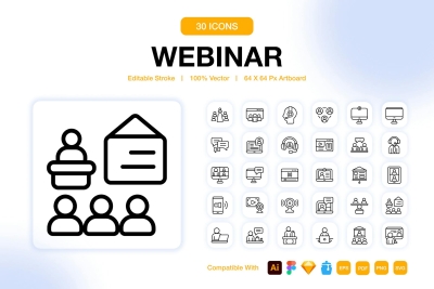 Webinar Icons Pack