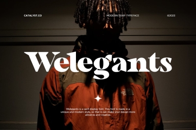 Welegants Modern Serif Typeface Font
