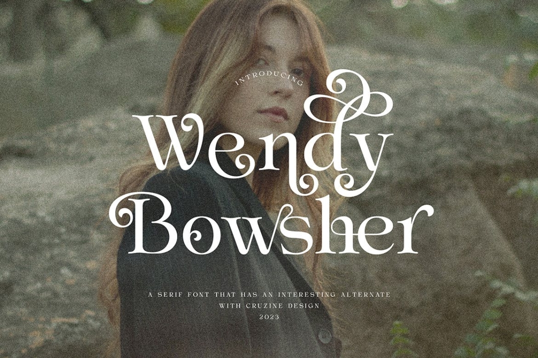 Wendy Bowsher Stylish Serif