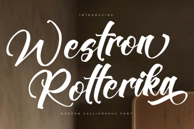 Westron Rotterika Modern Calligraphy Font