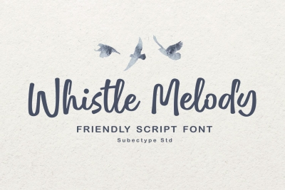 Whistle Melody - Fun Handwritten Font
