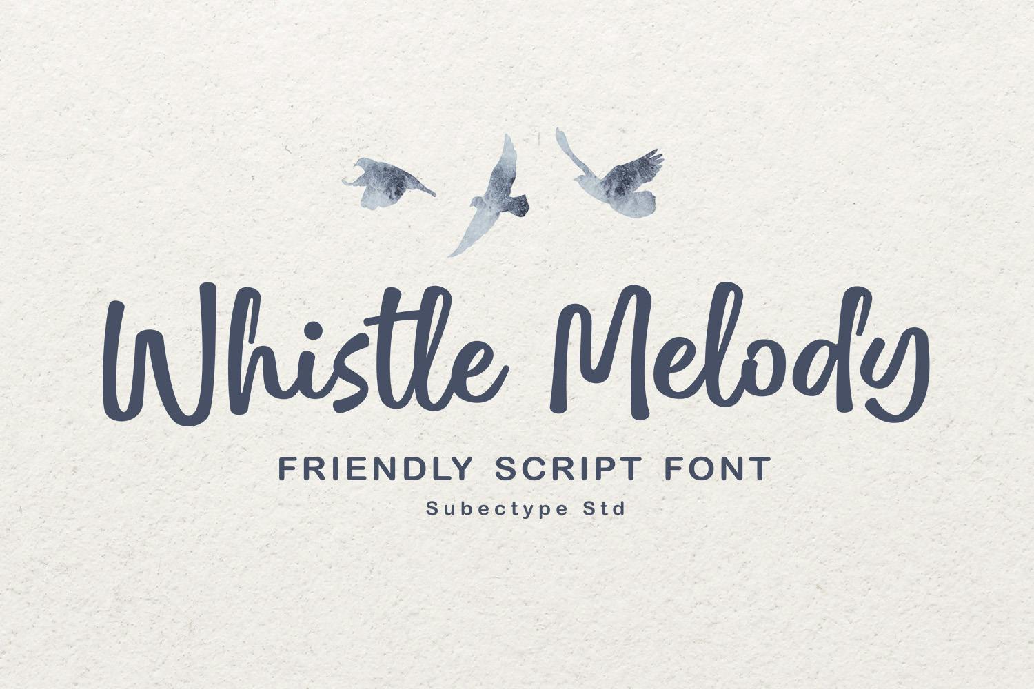 Whistle Melody – Fun Handwritten Font