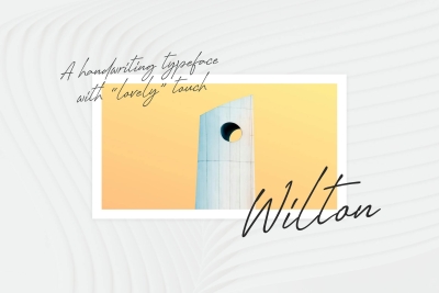 Wilton - Handwriting Typeface