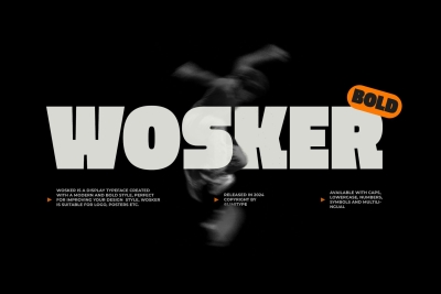 Wosker - Bold Font