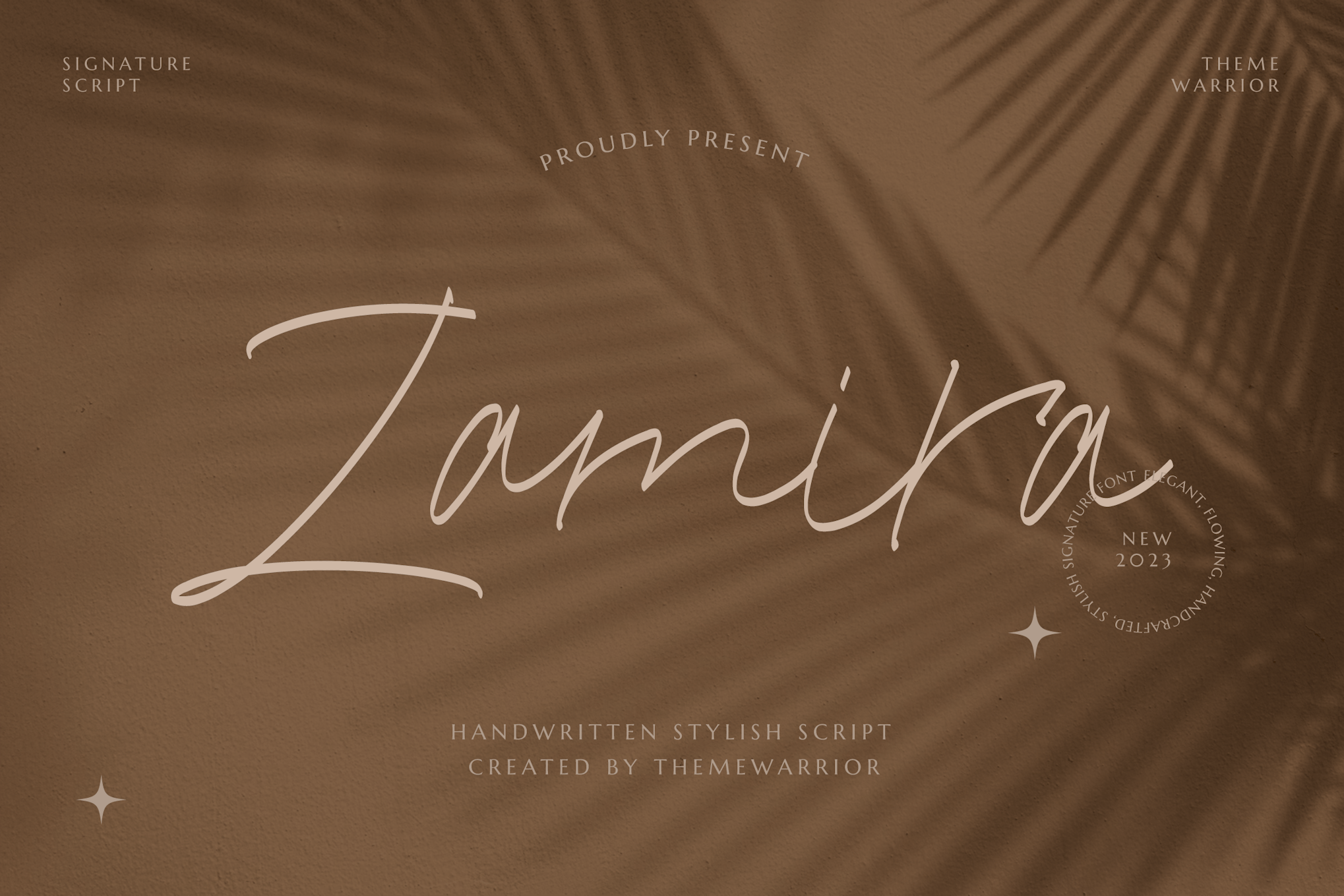 Zamira - Handwritten Font