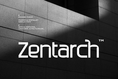 Zentarch - Modern Minimalist Font