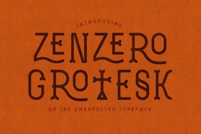 Zenzero Grotesk Typeface