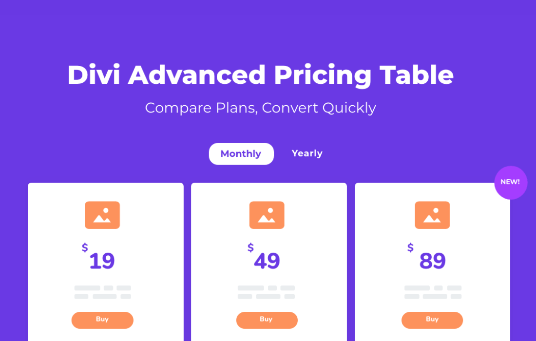Advanced Pricing Table For Divi 1.0.4