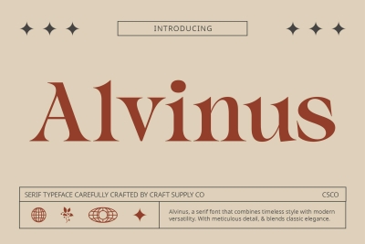 Alvinus – Elegant Font