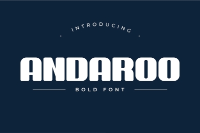 Andaroo Bold Font
