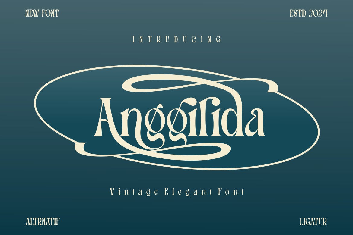 Anggilida – Vintage Elegant Font