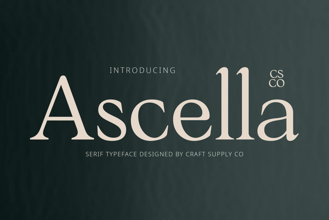 Ascella – Modern Font