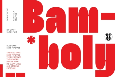 Bamboly – Bold Sans Serif