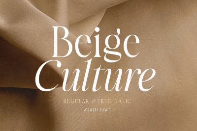 Beige Culture - Luxury Serif