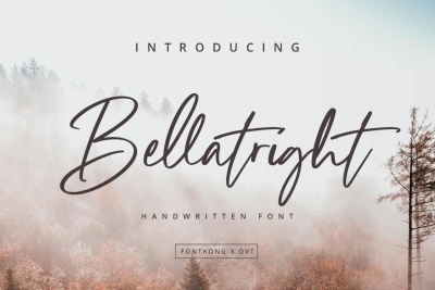 Bellatright - Handwritten Font