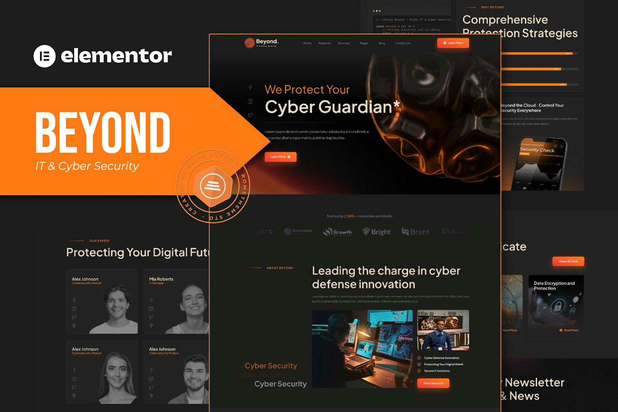 Beyond – IT & Cyber Security Elementor Template Kit