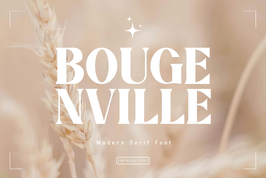 Bougenville - Modern Serif Font