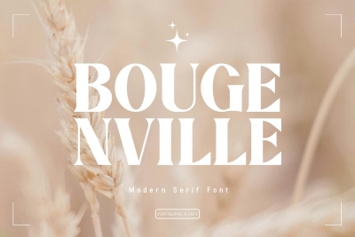 Bougenville - Modern Serif Font
