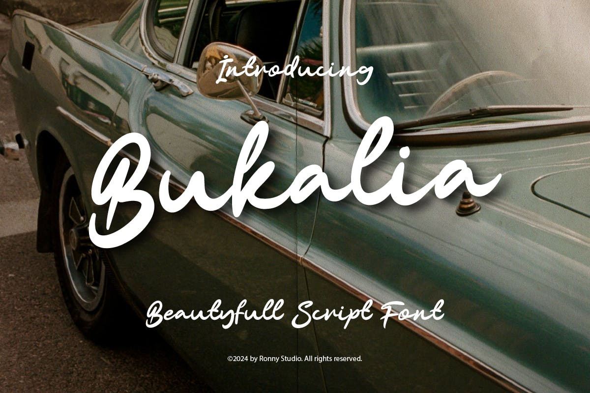 Bukalia – Beautyfull Script Font