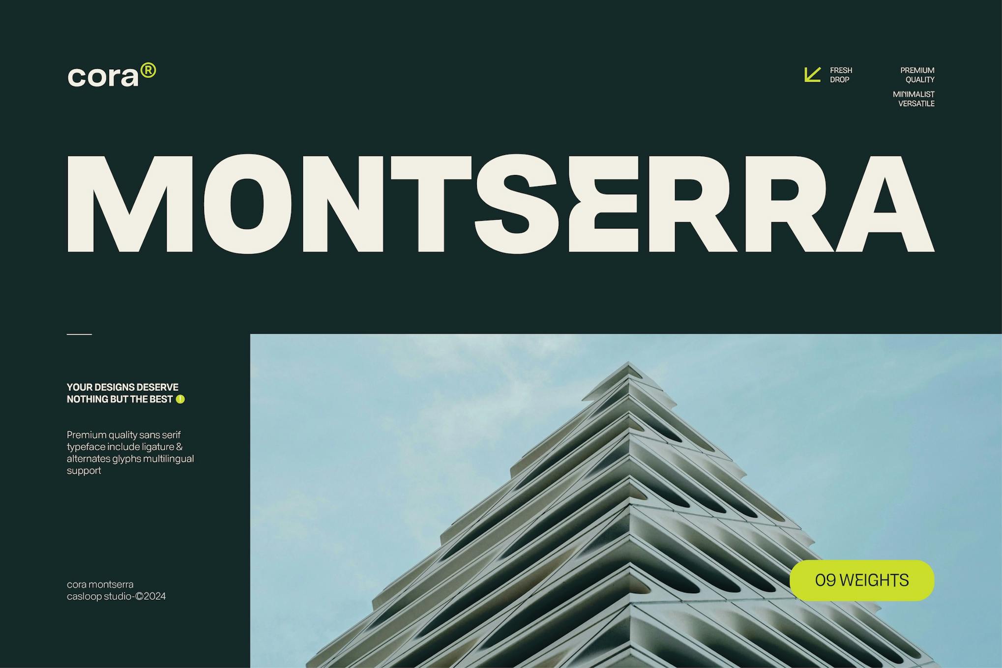 Cora Montserra – Roman Variable Gen Z Sans Serif