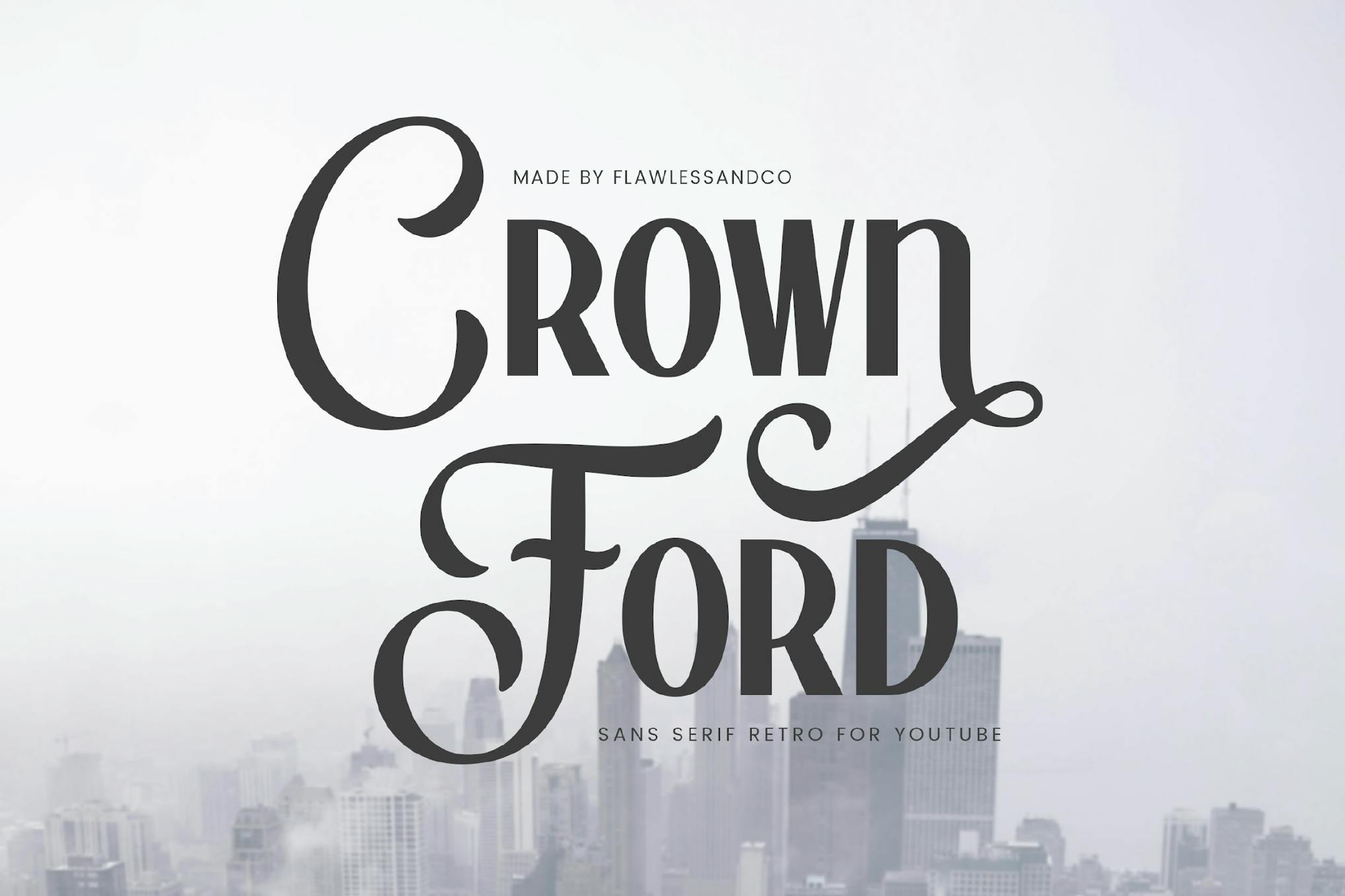 Crown Ford – Thumbnails Font