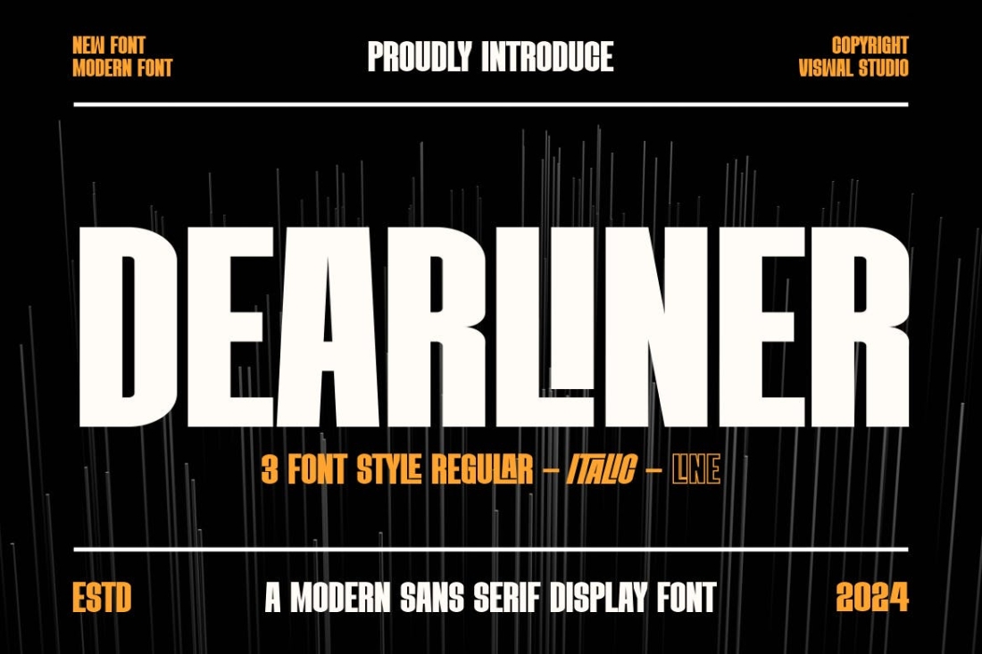 DEARLINER - Modern Font