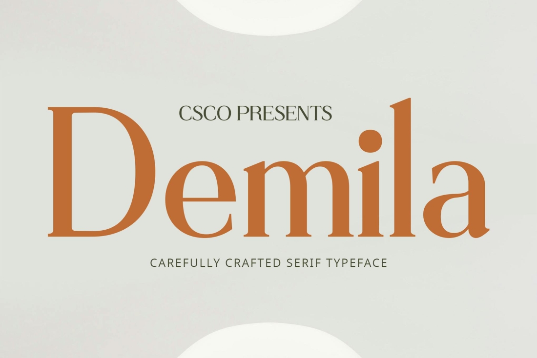 Demila – Modern Font