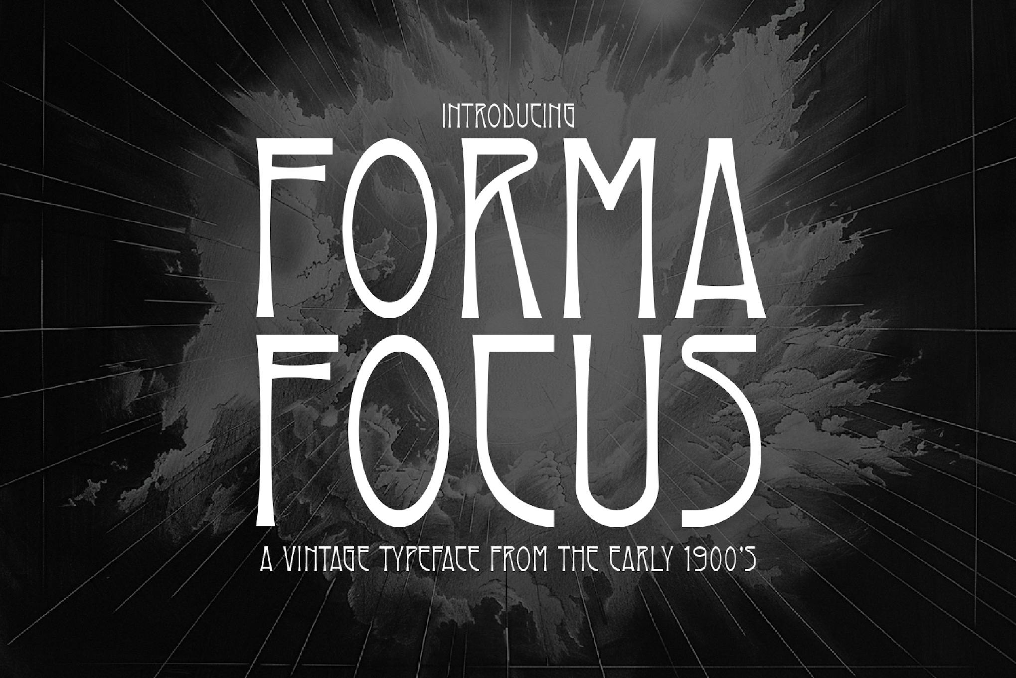 Forma Focus – Vintage 1900s Typeface