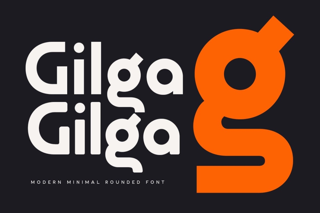 Gilga - Modern Minimal Rounded Font