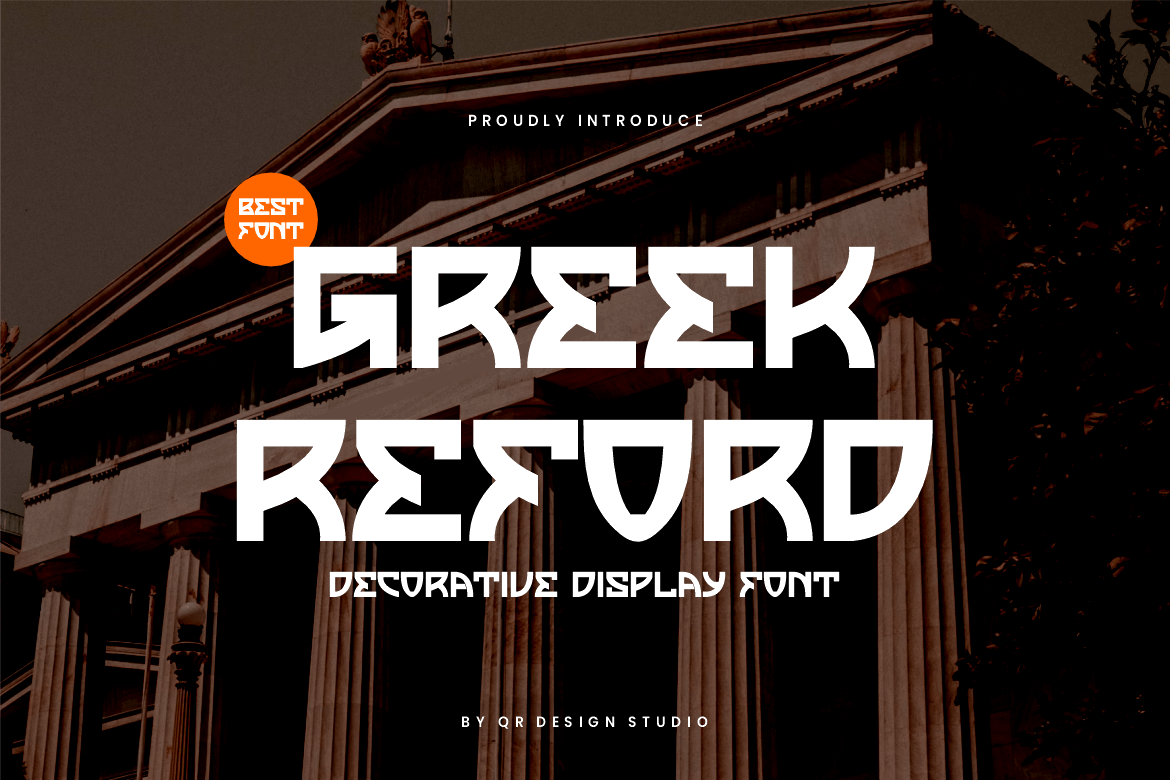 Greek Reford – Unique Typeface Font