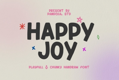 Happy Joy - Playful Chunky Font