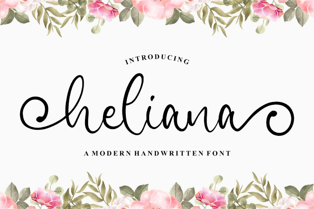 Heliana - Wedding Font