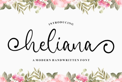 Heliana - Wedding Font