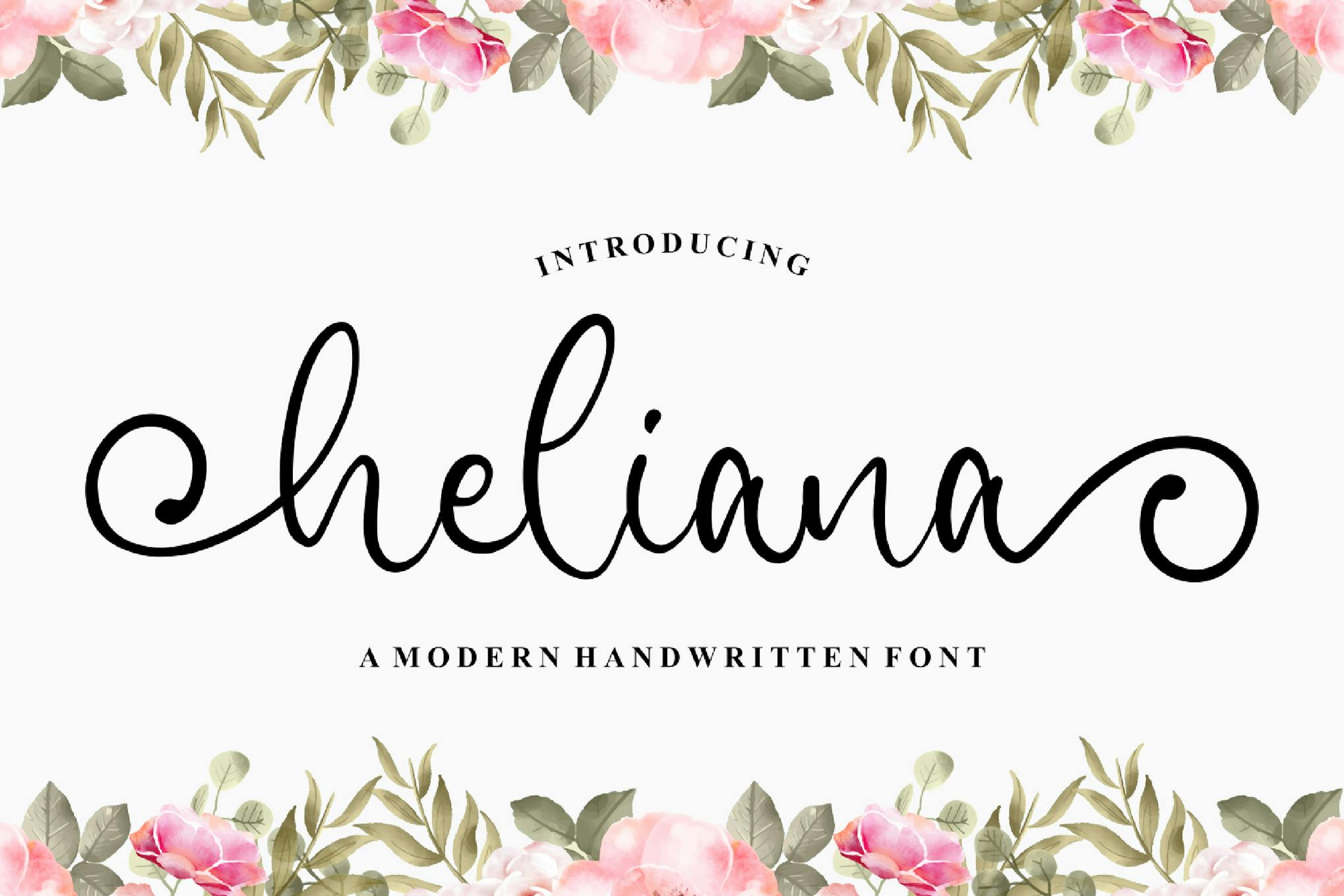 Heliana – Wedding Font