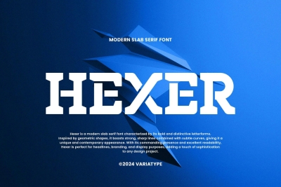 Hexer - Modern Slab Serif