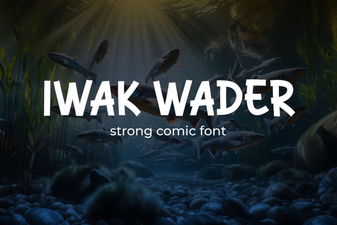 Iwak Wader - Strong Comic Font