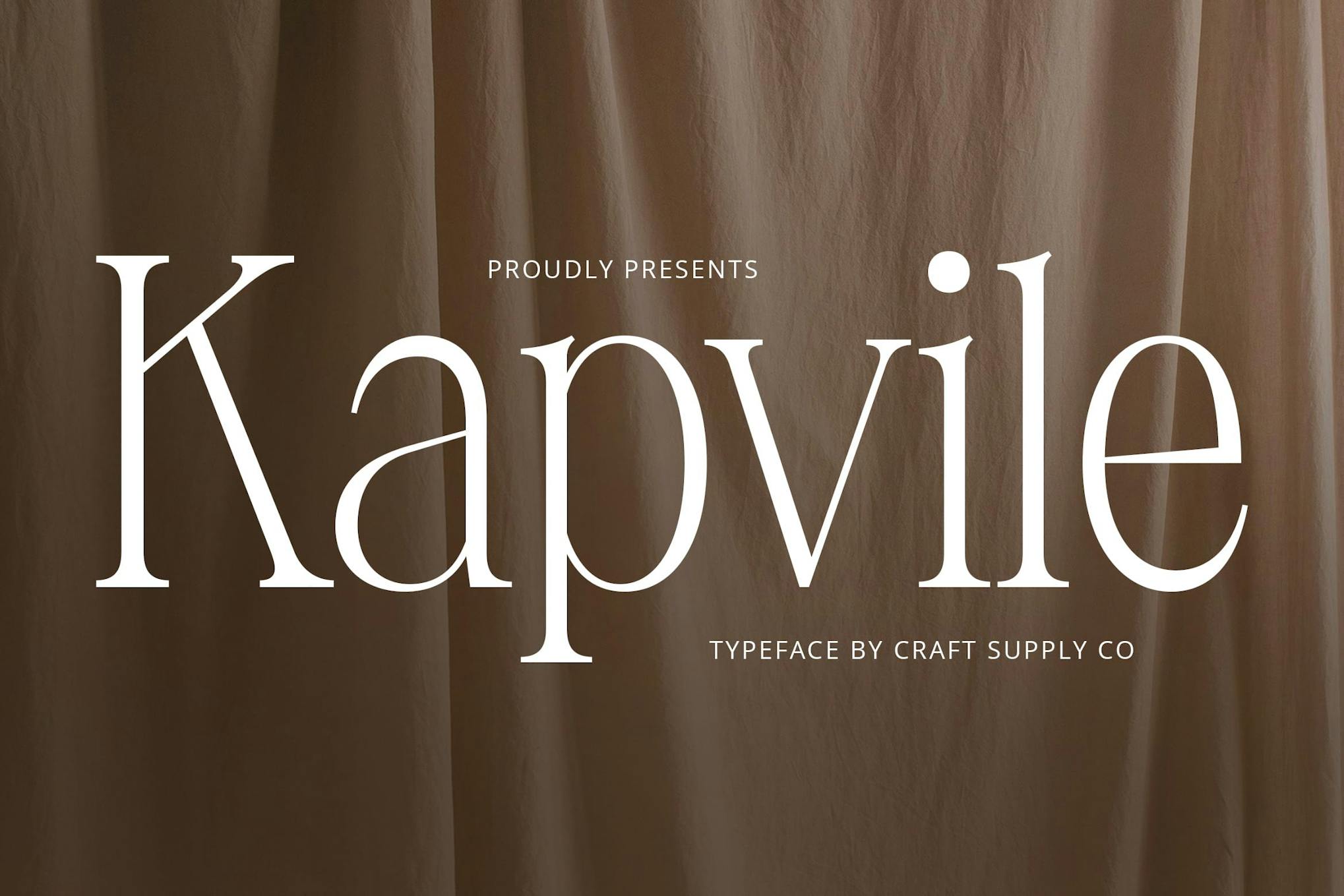 Kapvile – Elegant Font