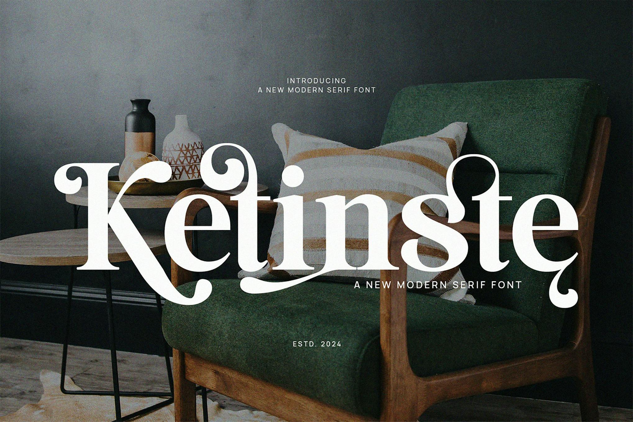 Ketinste – Elegant Serif Font