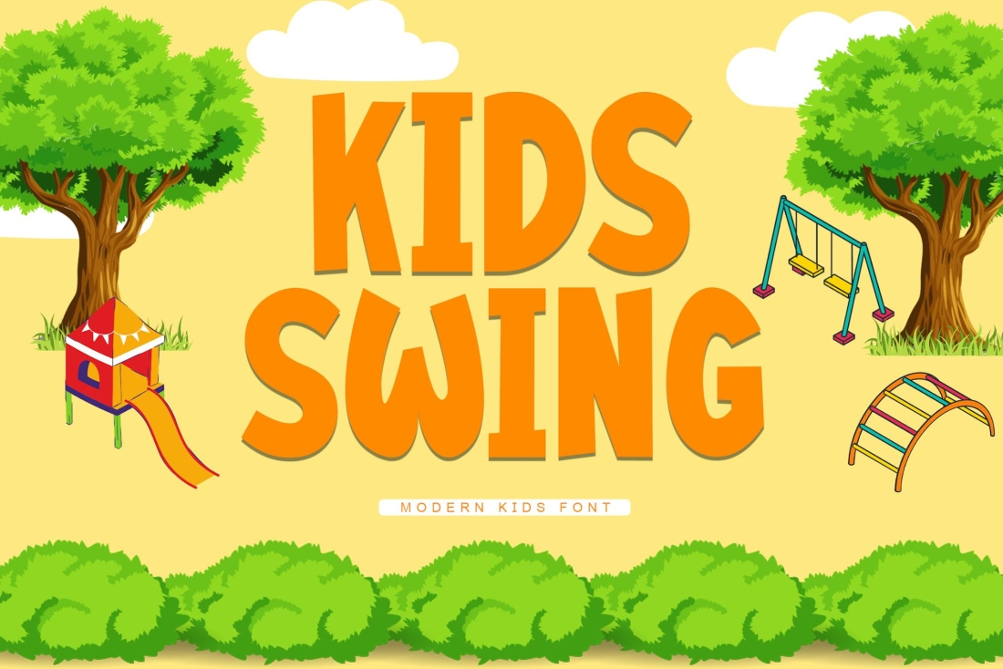 Kids Swing - Modern Sans Kids Font