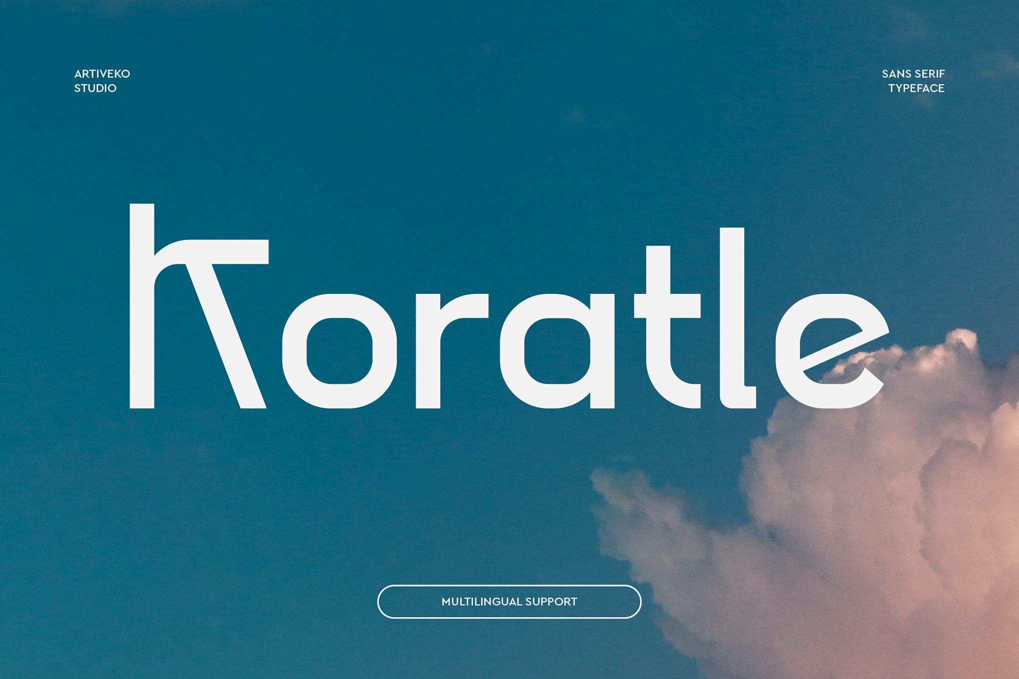 Koratle Sans Serif Font