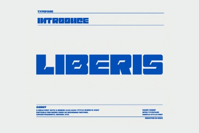 Liberis - Simple Style Open Sans Serif Typeface