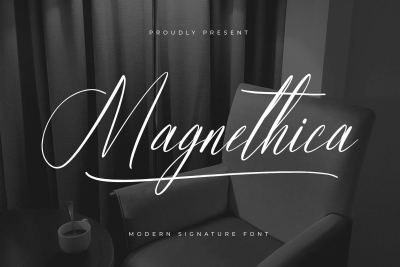 Magnethica Modern Signature Font