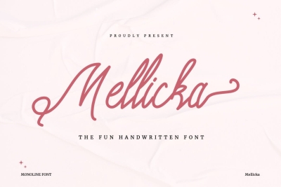 Mellicka - Fun Handwritten Font