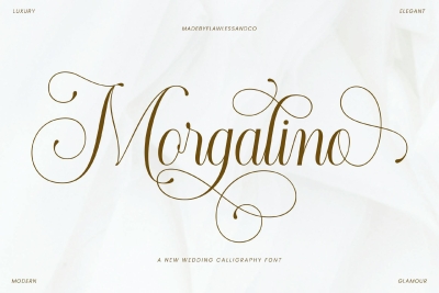 Morgalino - Wedding Calligraphy Font