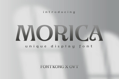 Morica - Unique Display Font