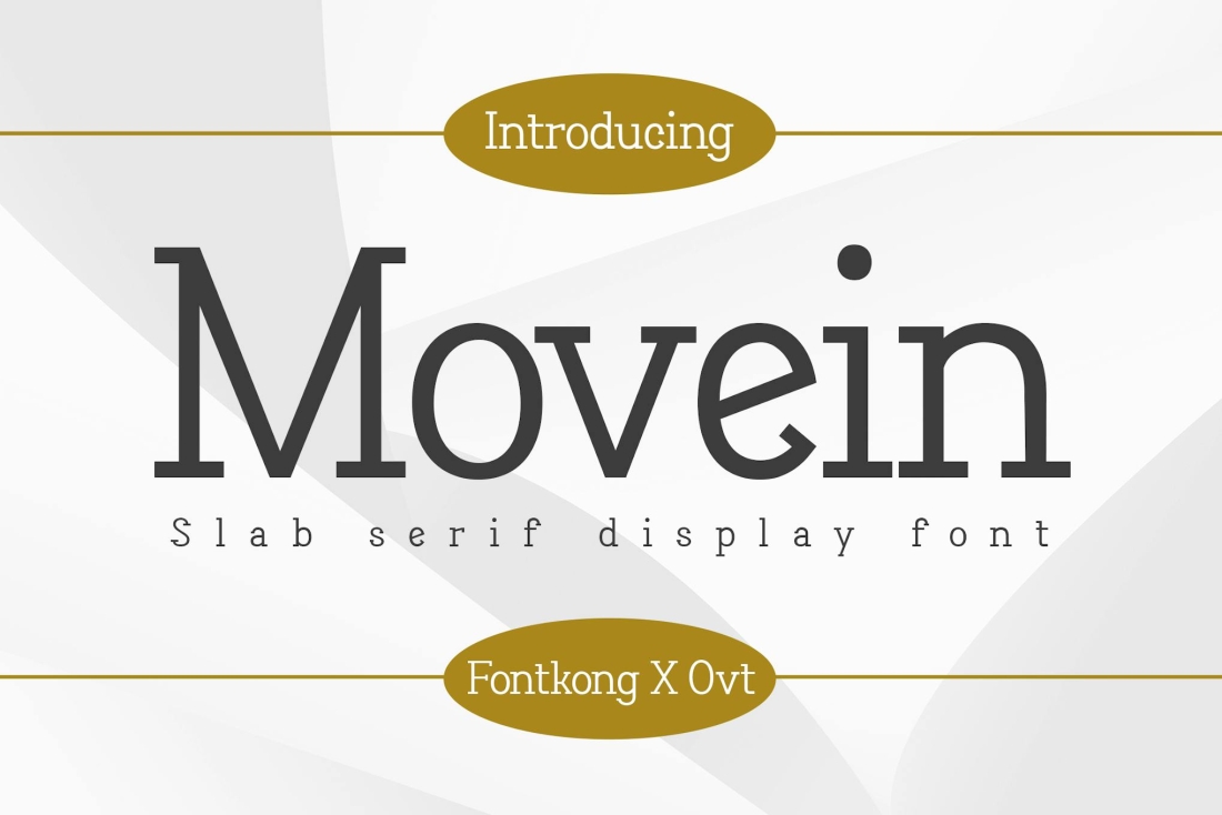 Movein - Slab Serif Display Font