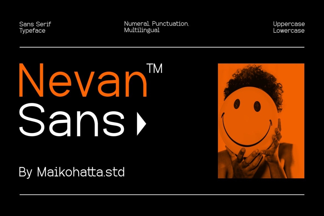 Nevan - Sans Serif Typeface