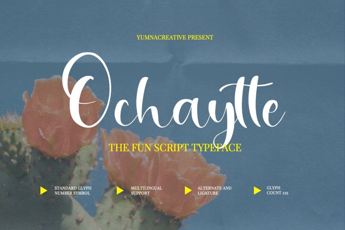 Ochaytte - Fun Script Font